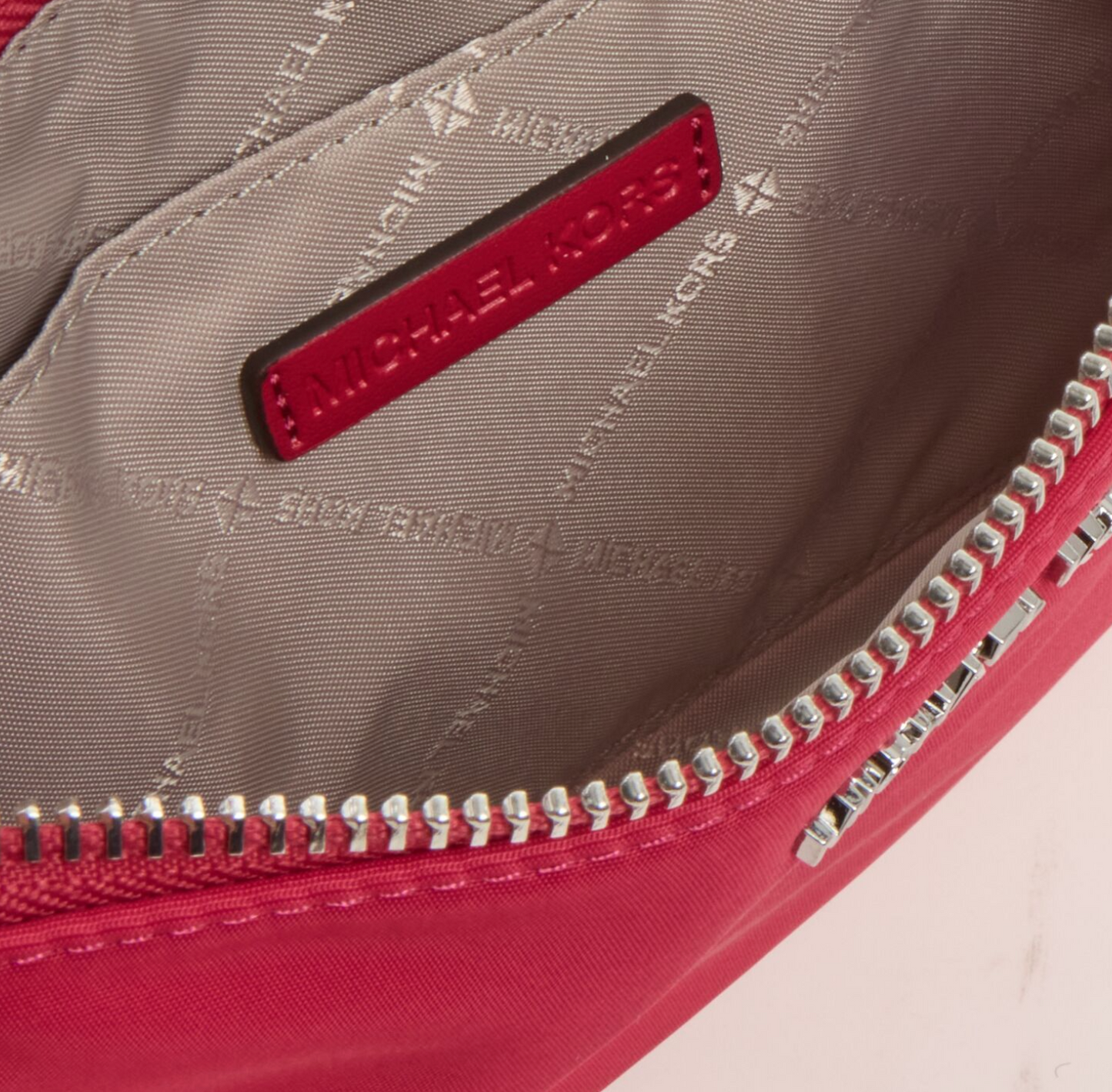 Michael Kors Raspberry Jet Set Travel Grab Bag