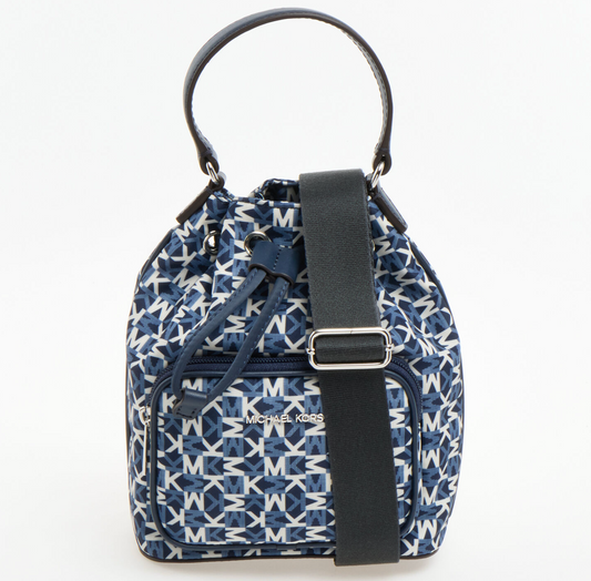 Michael Kors Blue Logo Bucket Bag
