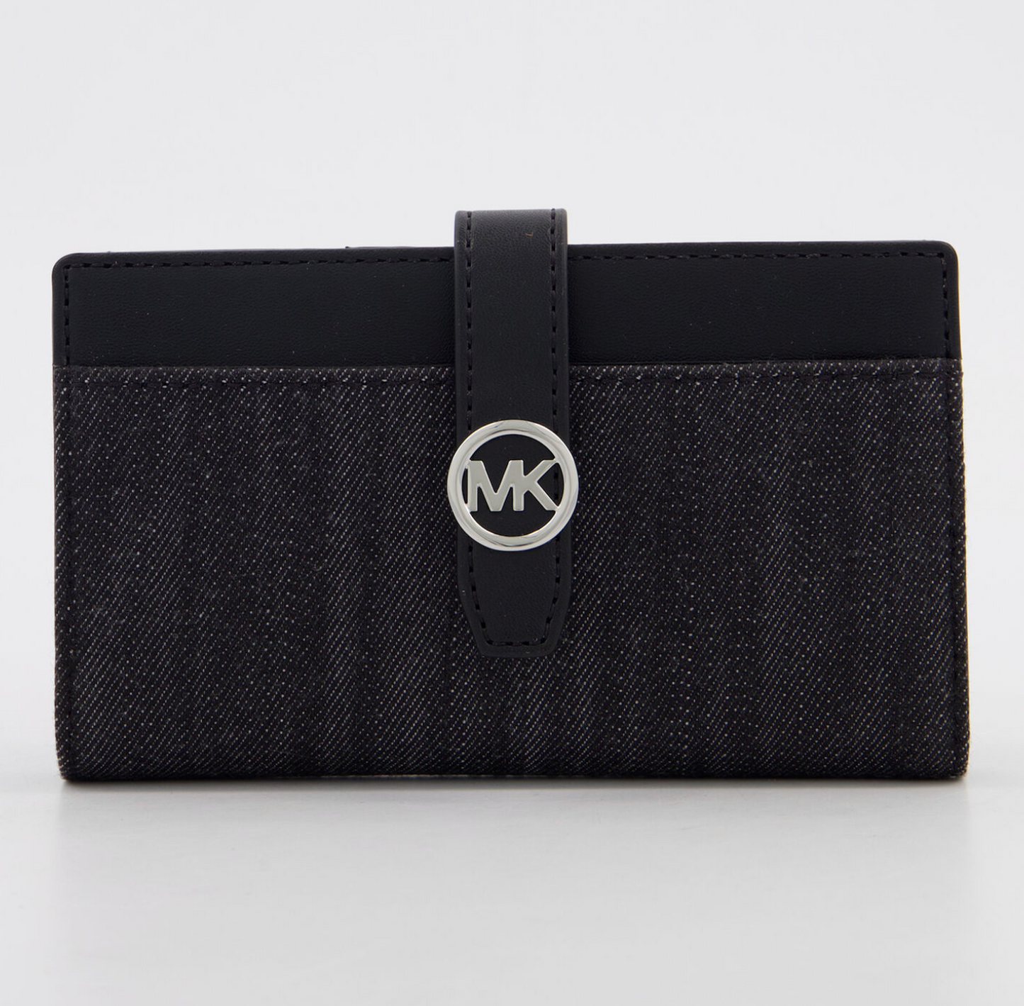 Michael Kors Black Denim Greenwich Bifold Wallet