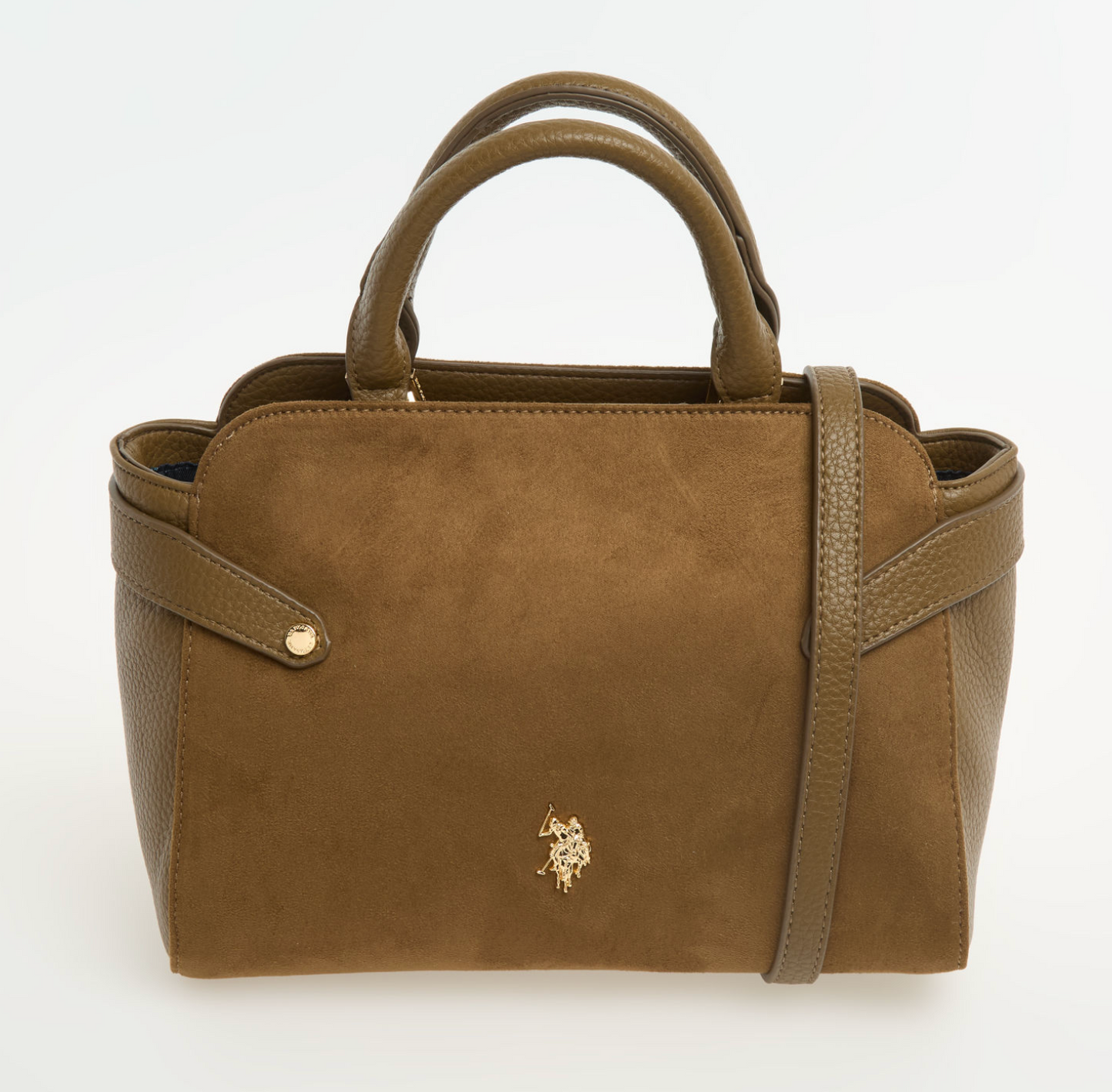 US Polo Assn Olive Hampton Branded Handbag