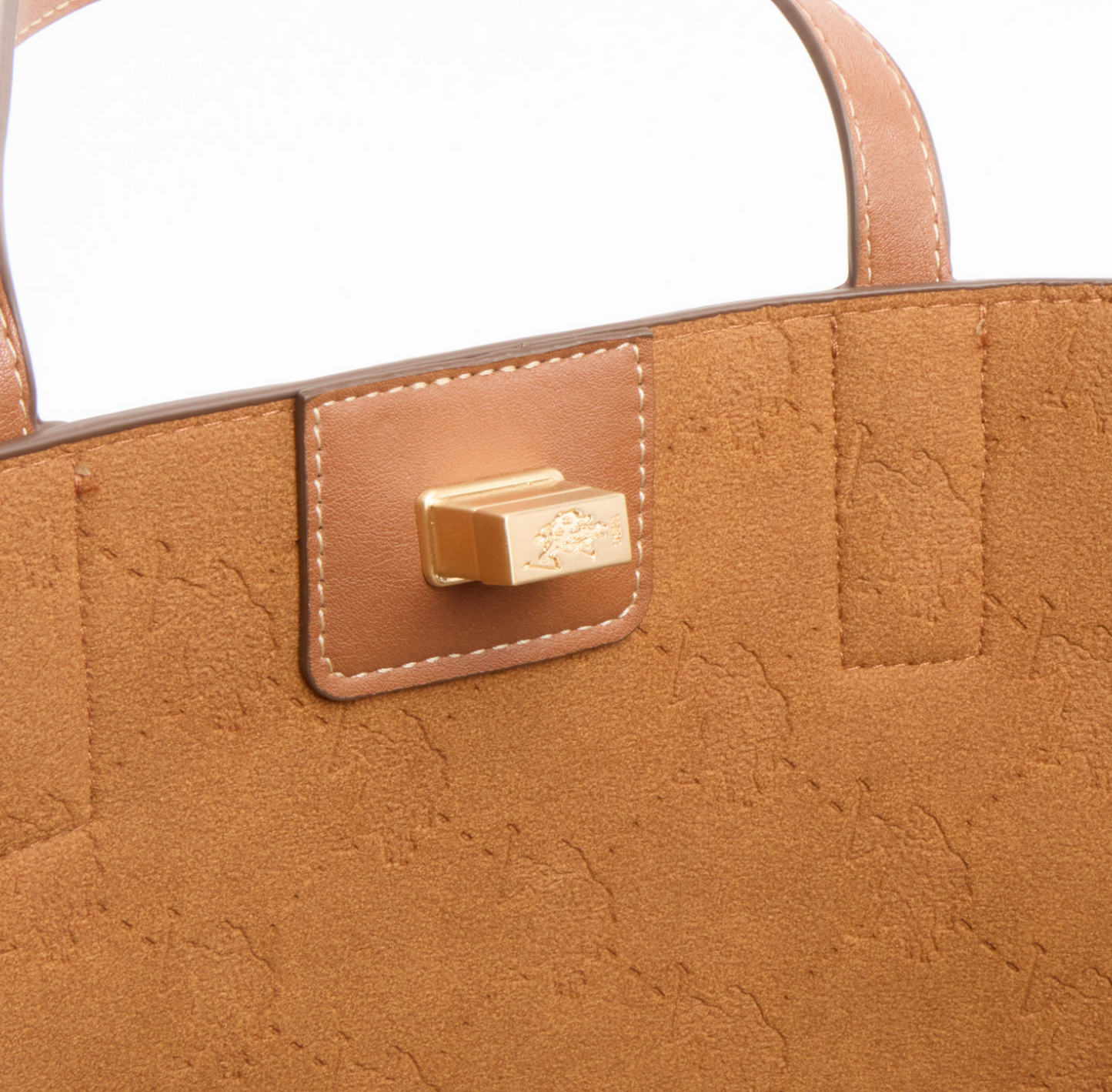 US Polo Assn Cognac Middleton Bag & Pouch