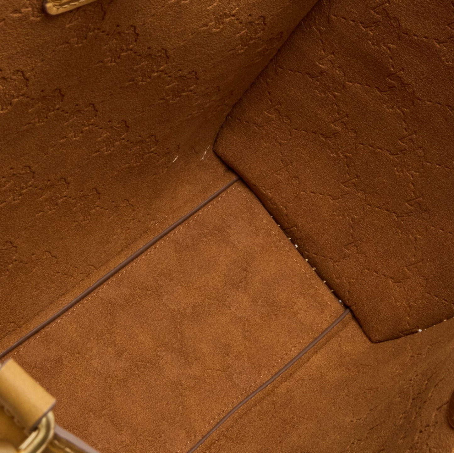 US Polo Assn Brown Middleton Reptile Effect Tote Bag
