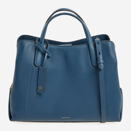 Radley Blue Leather Provence Avenue Grab Bag