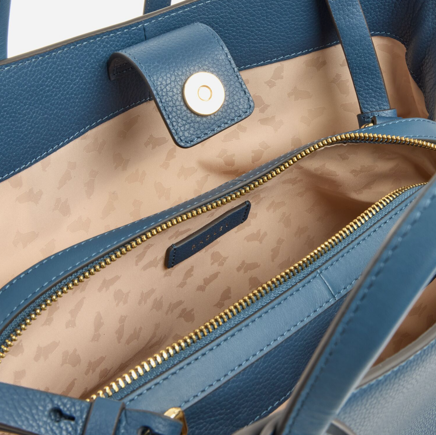 Radley Blue Leather Provence Avenue Grab Bag