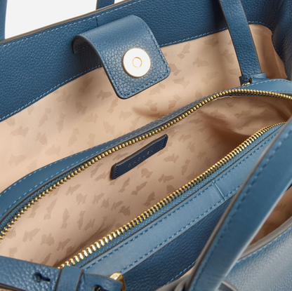Radley Blue Leather Provence Avenue Grab Bag