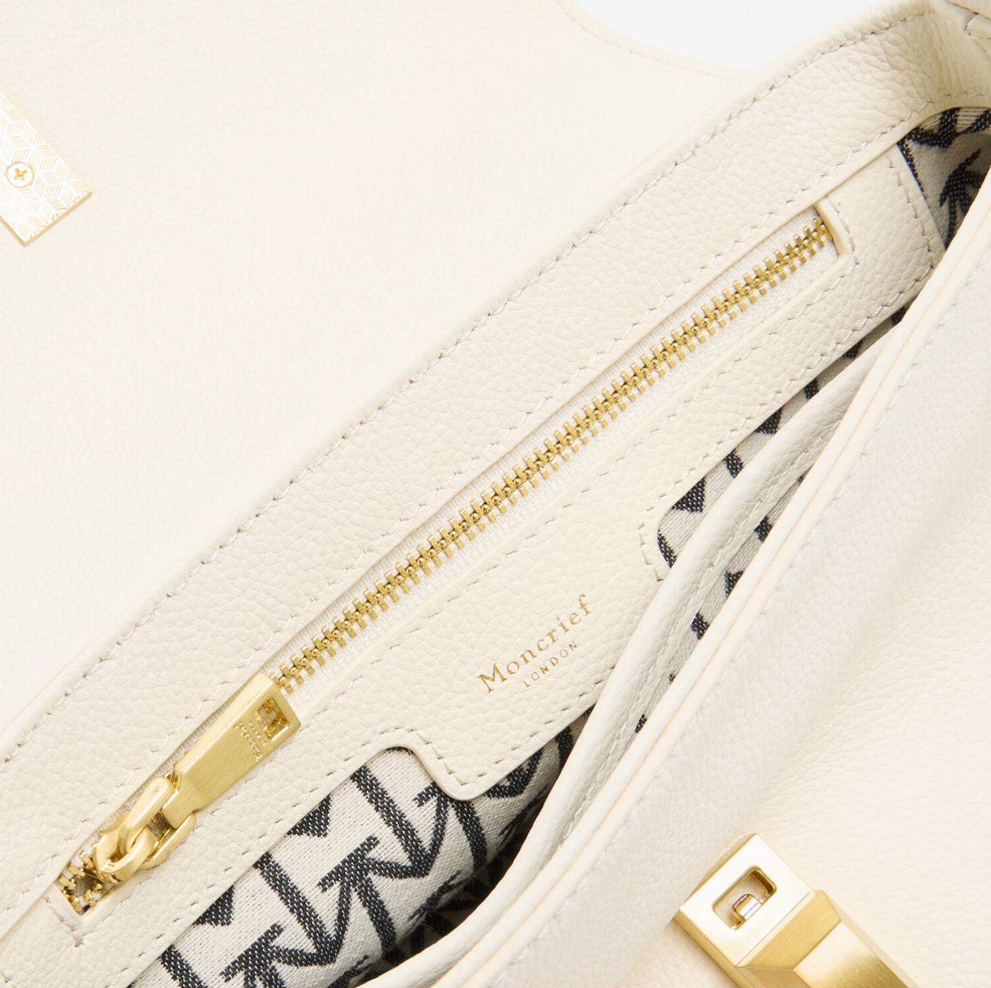 Moncrief White Aurora Crossbody Bag