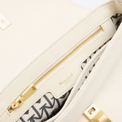 Moncrief White Aurora Crossbody Bag