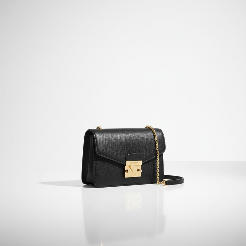 Black MK Flap Purse